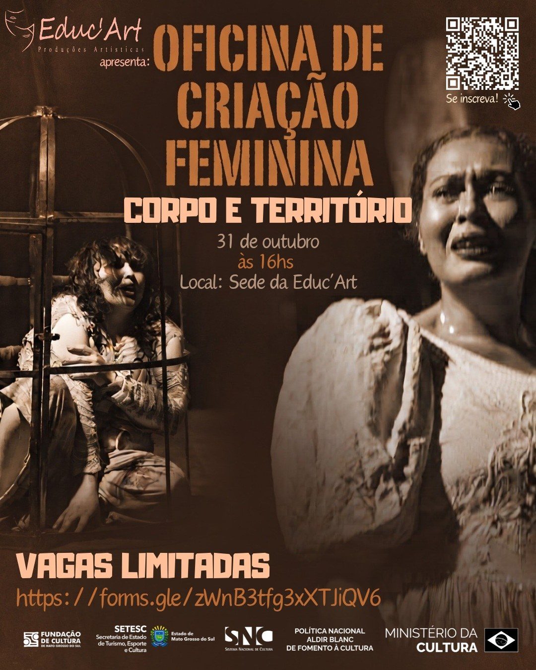 Flyer: Corpo e Território