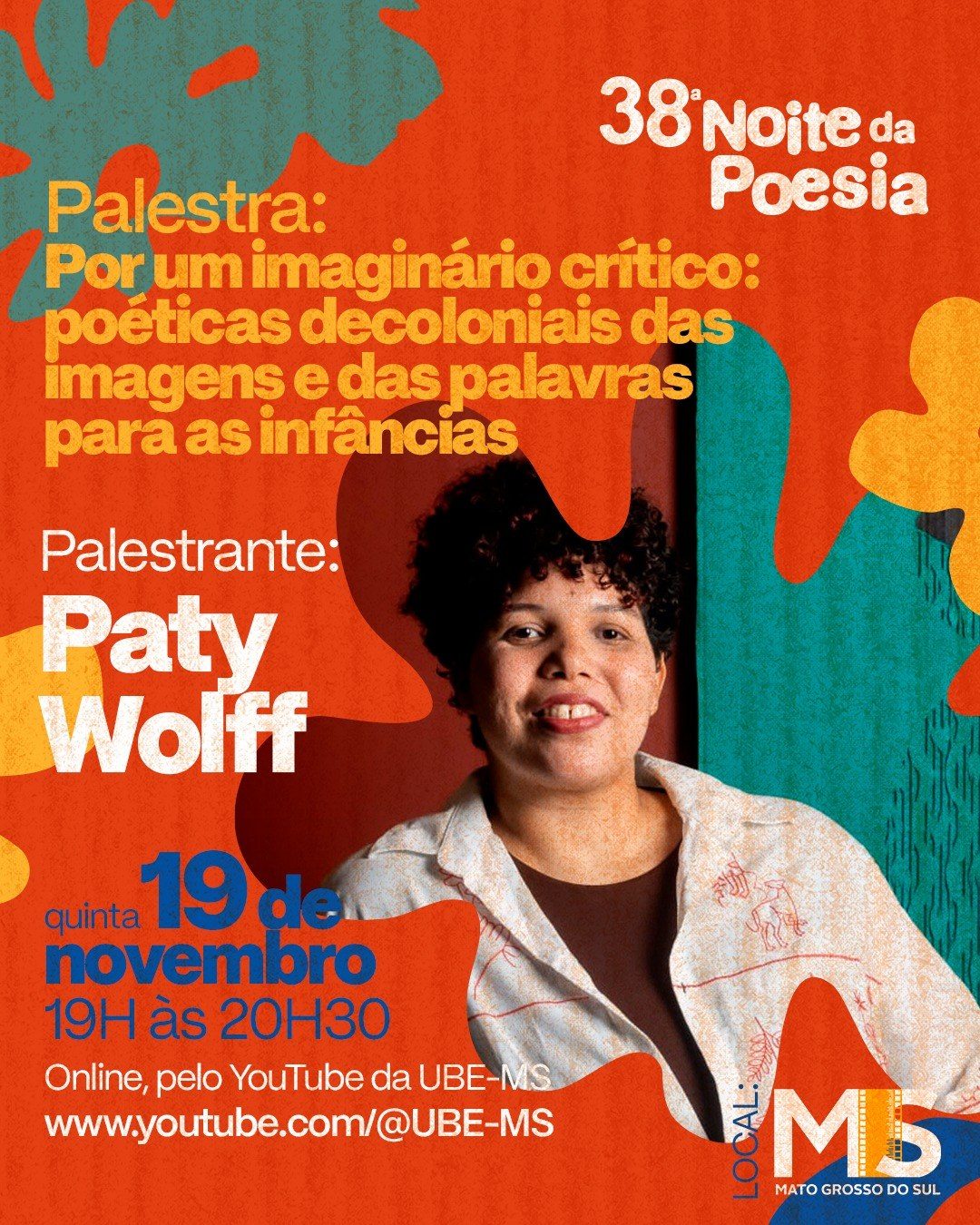 Flyer: 38ª Noite da Poesia