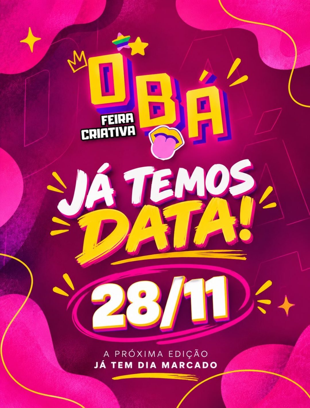 Flyer: Feira Criativa OBÁ