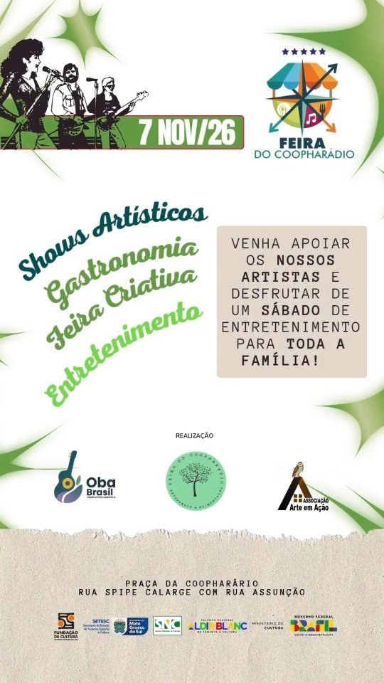 Flyer: Feira do Coopharádio